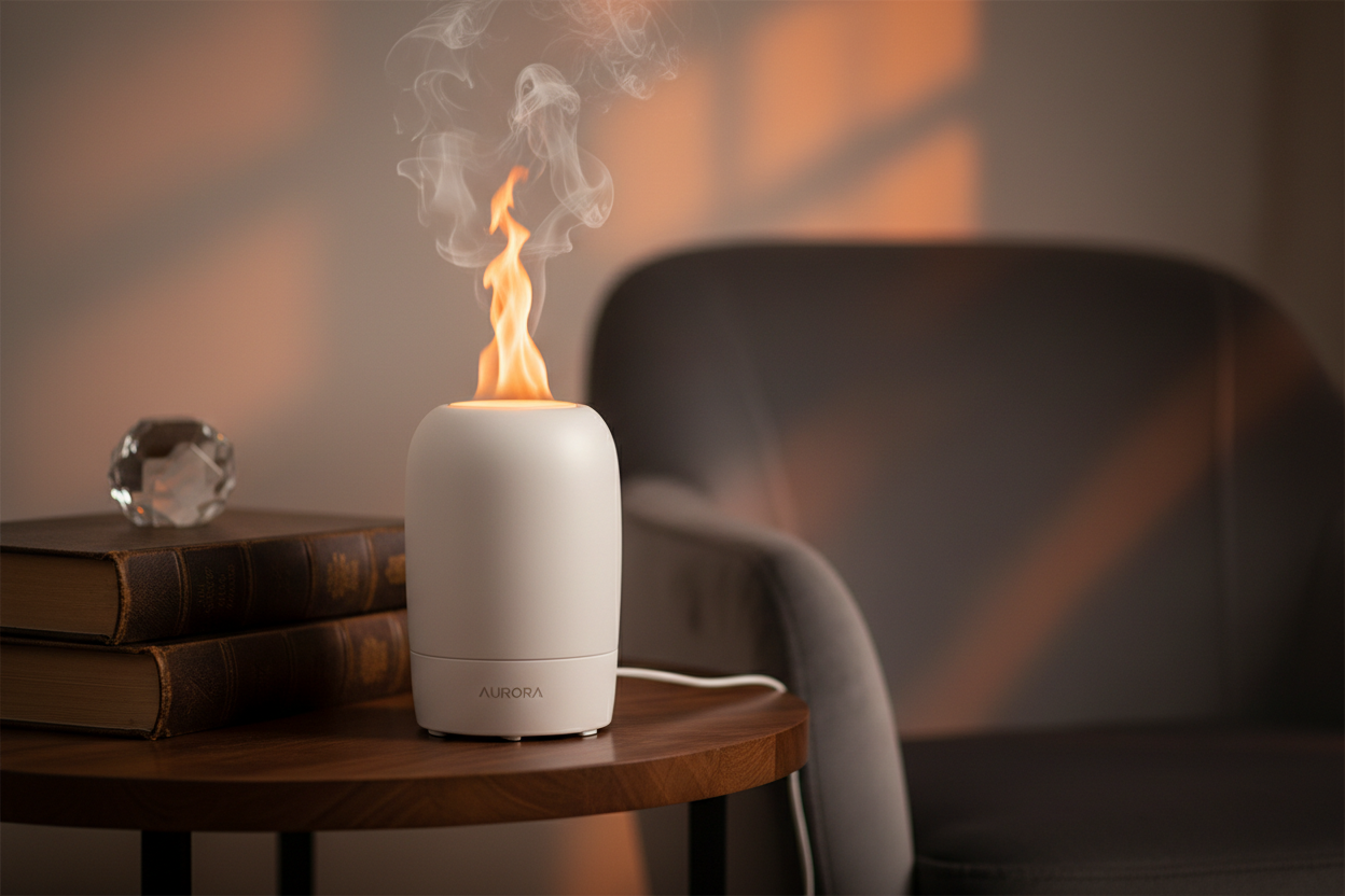 Flame Aroma Diffuser Banner